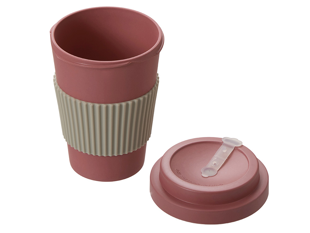 Термокружка Muffin из натуральных волокон, пыльно-розовый Термокружка Muffin из натуральных волокон, пыльно-розовый