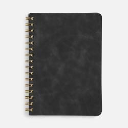 Ежедневник Spiral, недатированный, черный