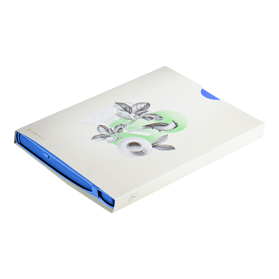 Бизнес-блокнот "RILY", формат А5, синий ройал, блок в точку Бизнес-блокнот "RILY", формат А5, синий ройал, блок в точку