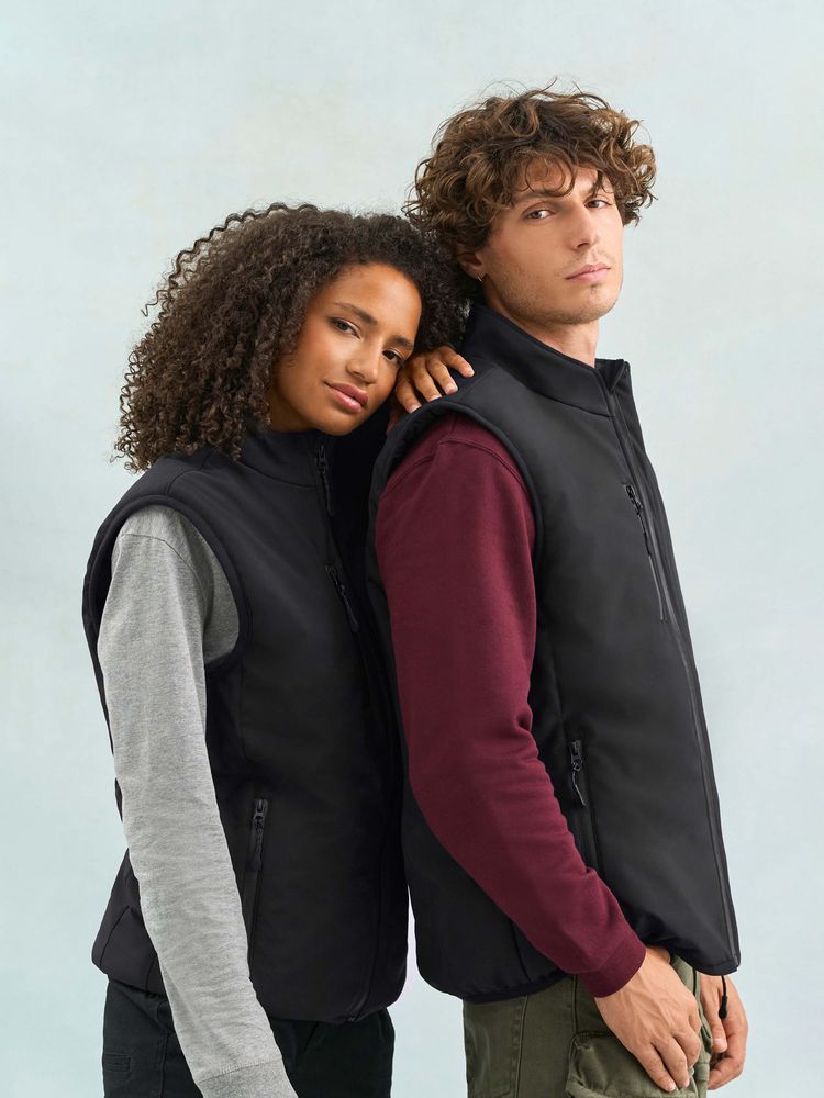 Жилет софтшелл унисекс Falcon BW, синий