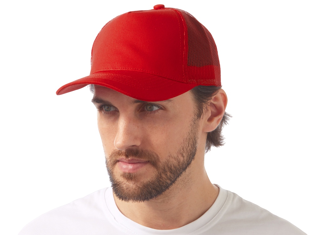 Бейсболка Kansas, красный