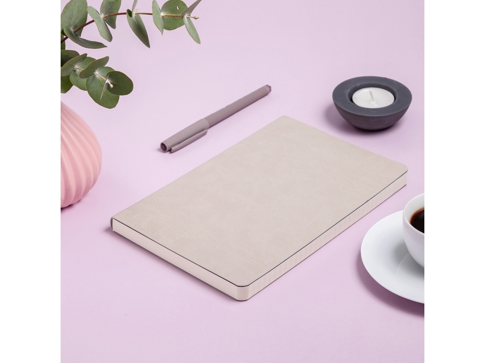 Ежедневник А5 недатированный Megapolis Flex, бежевый