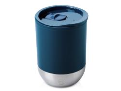 Термокружка LINDE с двойными стенками из переработанного полипропилена, синий нэйви Термокружка LINDE с двойными стенками из переработанного полипропилена, синий нэйви