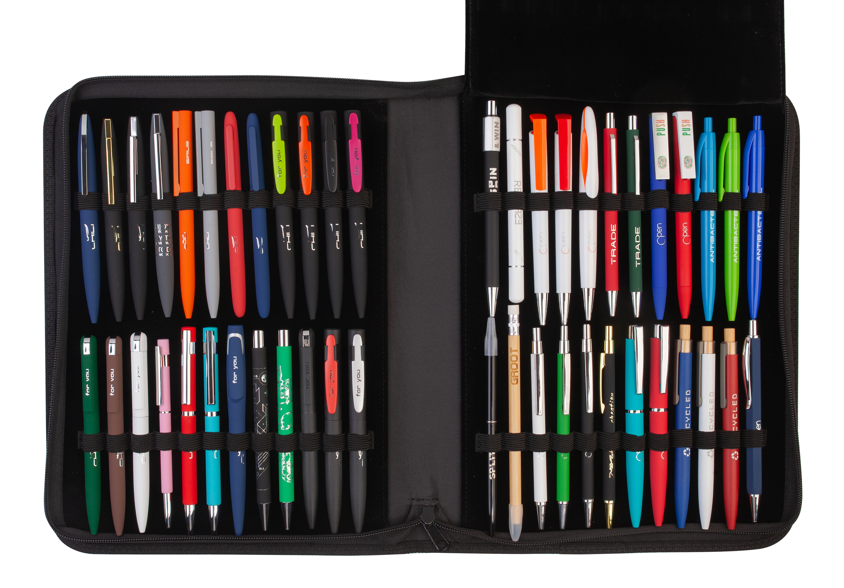 Презентационный кейс ручек и карандашей Океан Презентационный кейс ручек и карандашей Океан