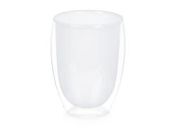 Стакан с двойными стенками, белый внутри