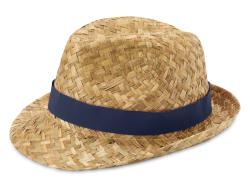 Pricus соломенная шляпа - Темно - синий / Натуральный