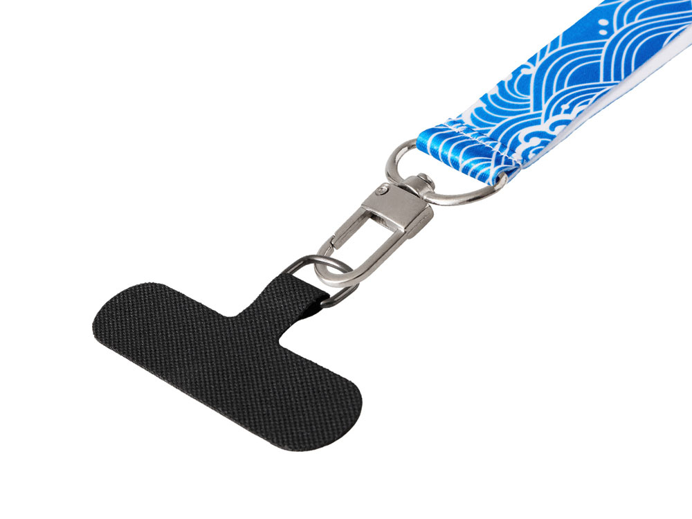 Ремувка под сублимацию с трендовым карабином и узким держателем для телефона из ПЭ