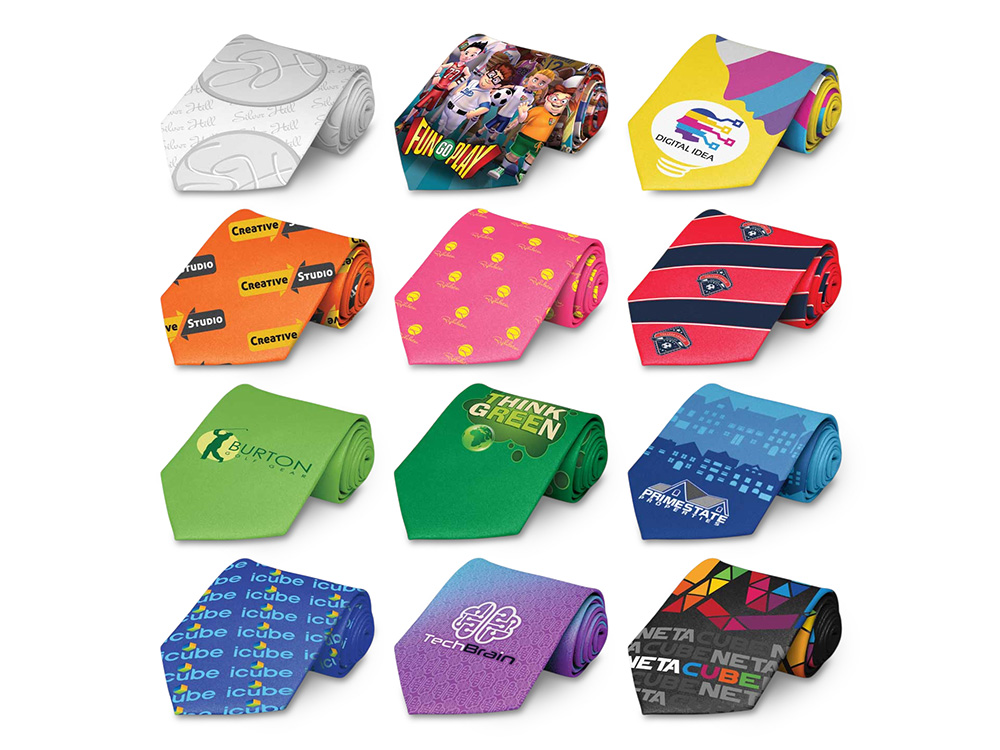 Галстук с возможностью полноцветной печати