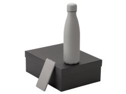 Подарочный набор с термобутылкой и повербанком С1, 5000 mAh, серый