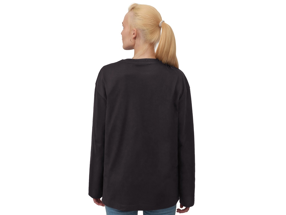 Футболка с длинным рукавом оверсайз Berlin унисекс темно-серый