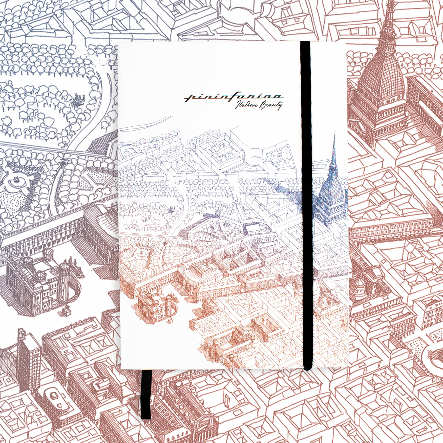 Блокнот линованный Pininfarina ITALIAN BEAUTY TORINO из каменной бумаги, А5