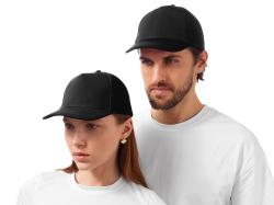 Бейсболка из структурной ткани Fargo, черный Бейсболка из структурной ткани Fargo, черный