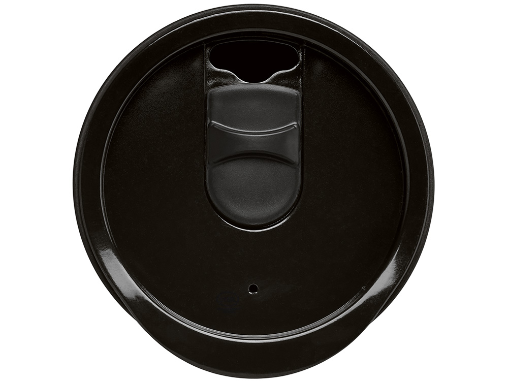 Термокружка LINDE с двойными стенками из переработанного полипропилена, черный