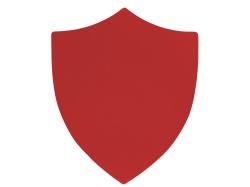 ПАТЧ ЩИТ soft-touch (красный) 6,6 х 5,5 см