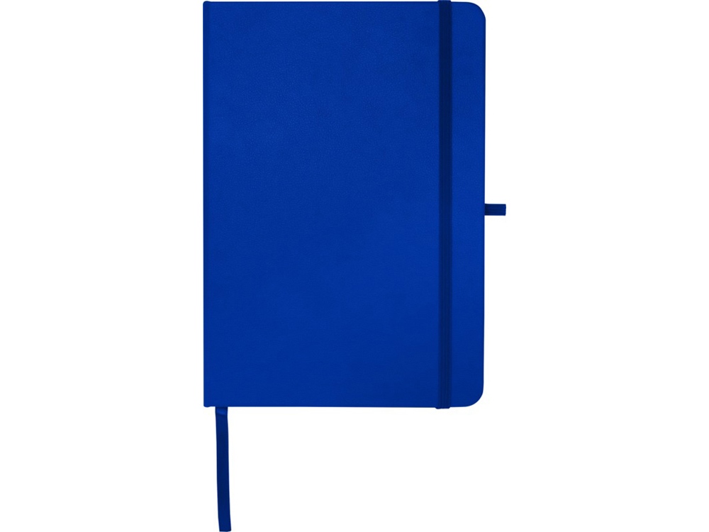 Teak блокнот А5 из переработан. материала в твердой обложке с линован. страницами - Ярко-синий