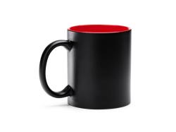 Кружка керамическая MACHA, 350 мл, черный/красный Кружка керамическая MACHA, 350 мл, черный/красный