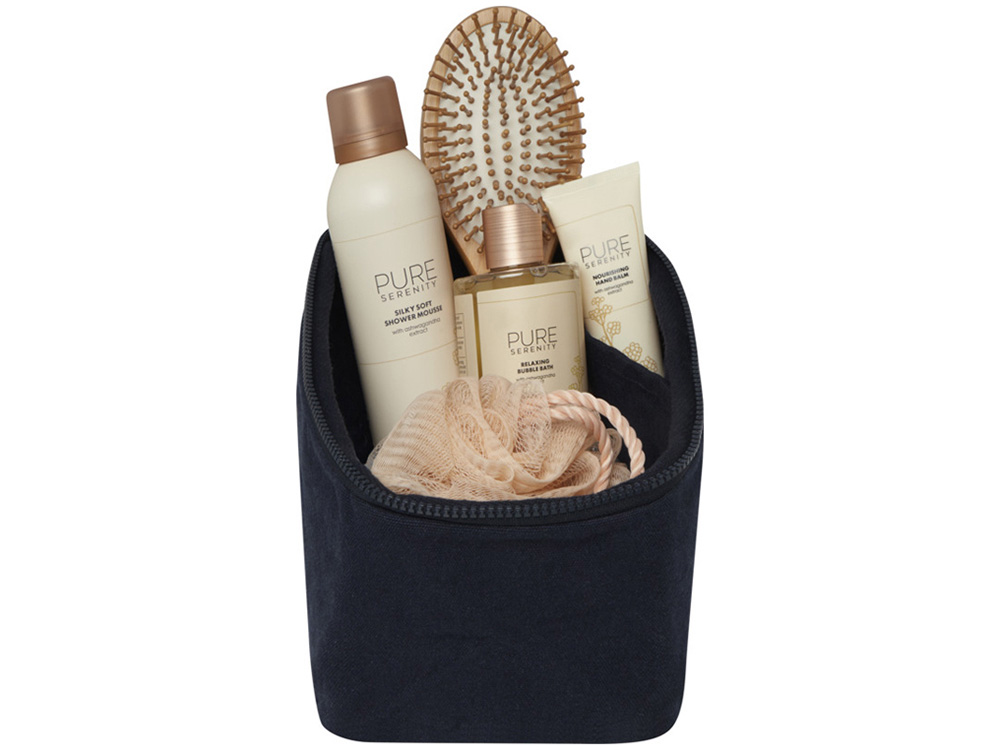 Органайзер для туалетных принадлежностей из переработанного материала Pack 500 г/м² Aware™ - Темно - синий