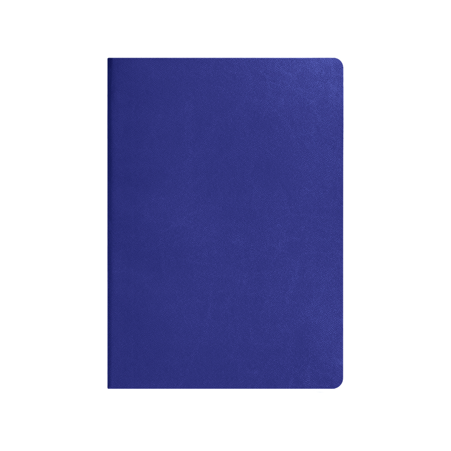 Ежедневник недатированный Tony, А5, глубокий синий, кремовый блок в линейку