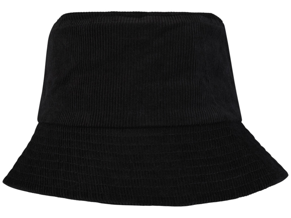 Панама Howson из переработанного вельвета - Сплошной черный