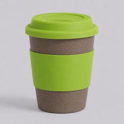 Стакан с силиконовой крышкой Café, зеленое яблоко Стакан с силиконовой крышкой Café, зеленое яблоко