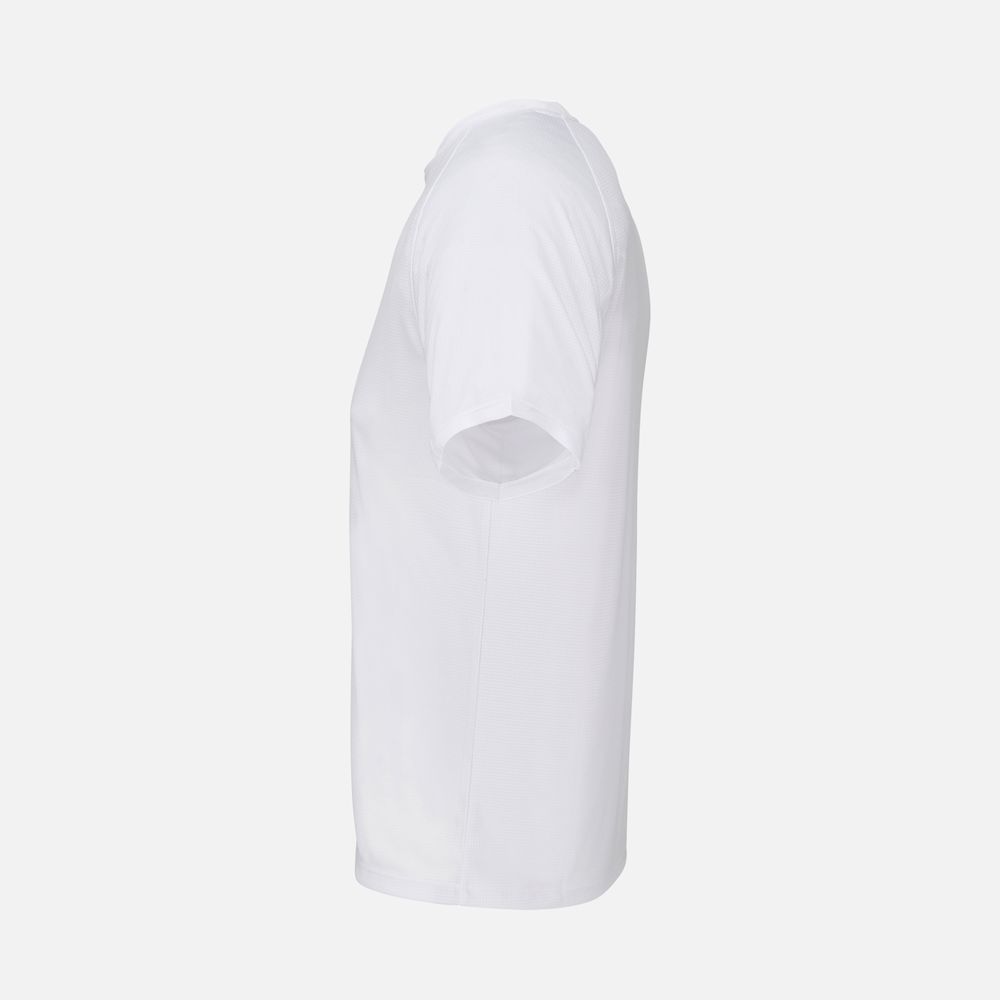 Футболка спортивная унисекс Vortex, белая Футболка спортивная унисекс Vortex, белая