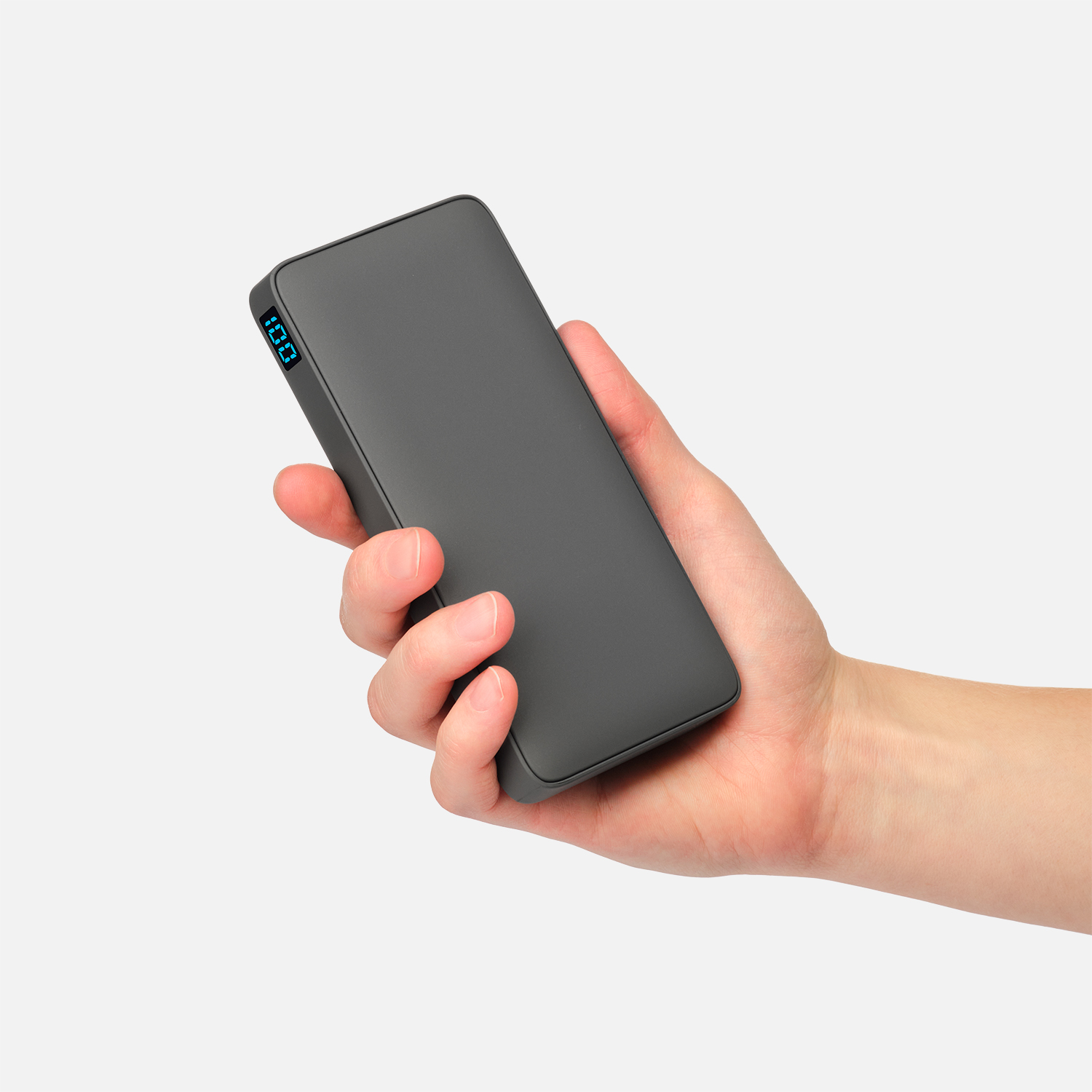 Внешний аккумулятор с подсветкой Анкор Плюс PD (Ancor PD Plus) 10000 mAh, серый Внешний аккумулятор с подсветкой Анкор Плюс PD (Ancor PD Plus) 10000 mAh, серый