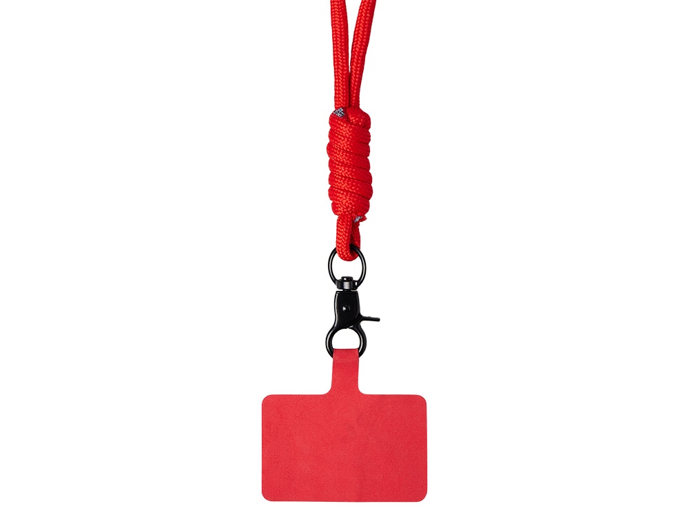 Ремешок на шею для телефона Нэко, красный