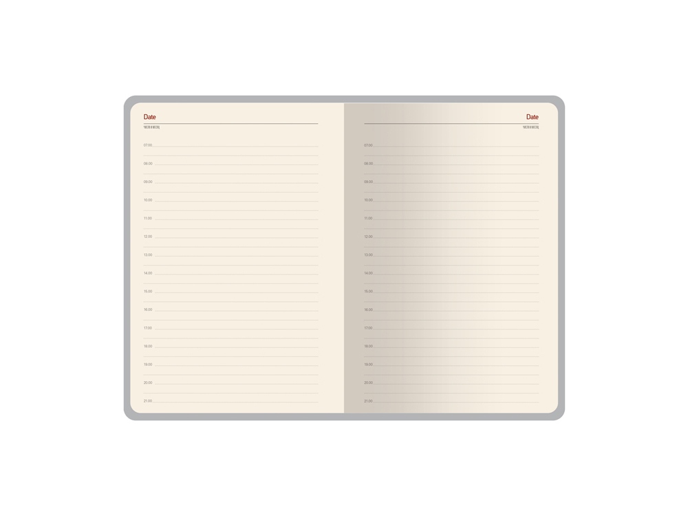 Ежедневник недатированный А5 Lyon, коричневый