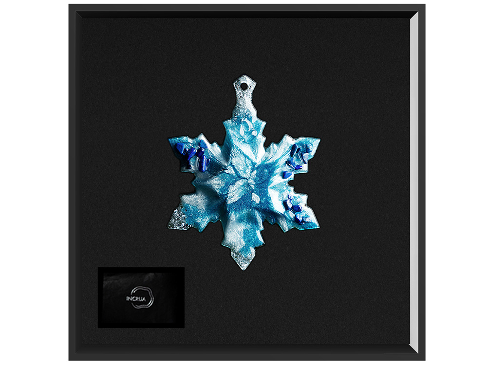 Елочные игрушки (Снежинка) Содалит