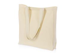 Сумка Donny из хлопка с донной складкой и парусиновыми ручками, натуральный (Р)