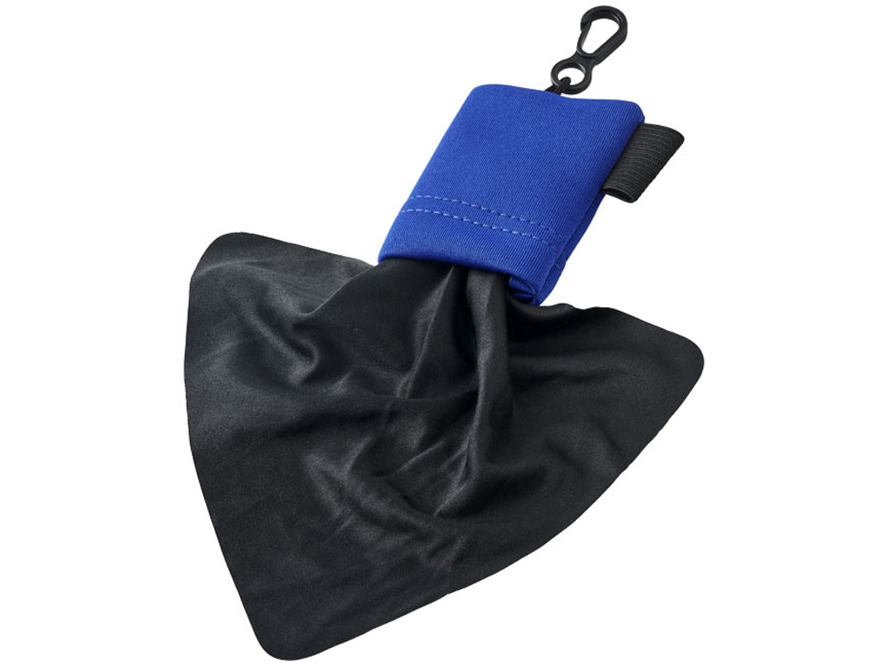 Очищающая салфетка Neat из микрофибры в чехле, синий Очищающая салфетка Neat из микрофибры в чехле, синий