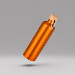 Бутылка Hip M Bamboo с карабином,770 мл, оранжевый