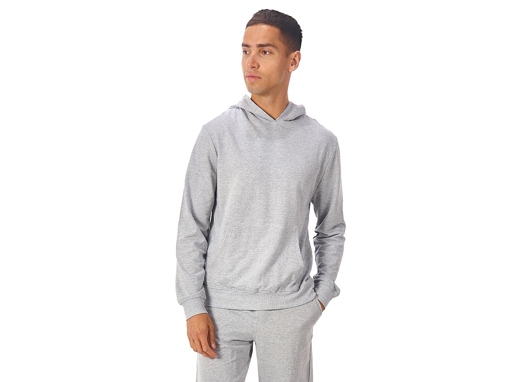 Худи Warsaw, футтер 230гр M, серый меланж