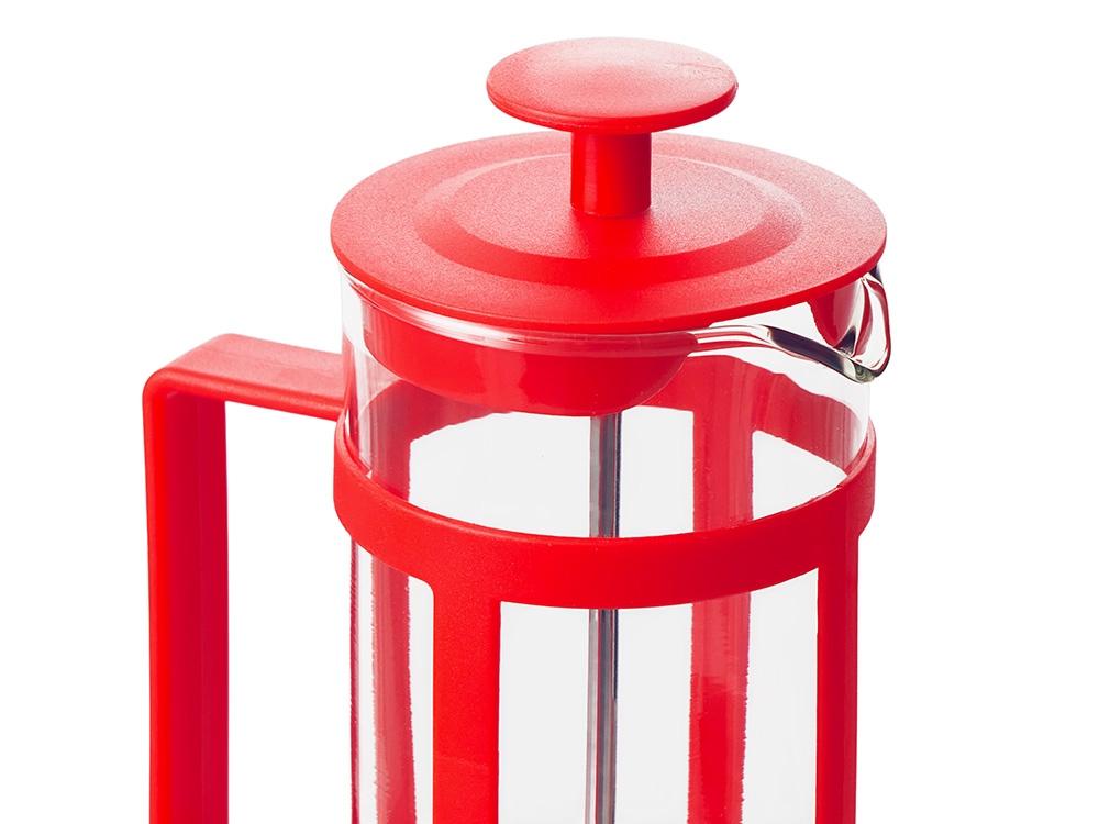 Пластиковый френч-пресс Savor, 350 мл, красный Пластиковый френч-пресс Savor, 350 мл, красный