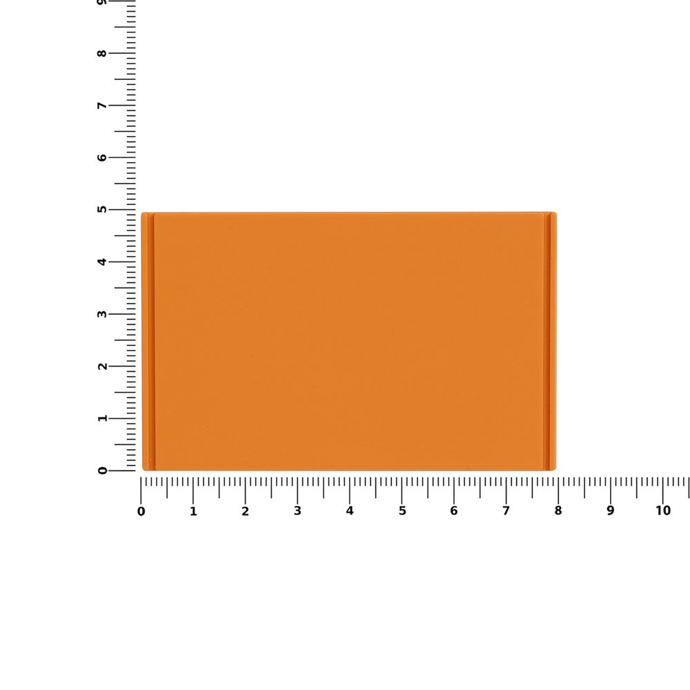 Лейбл из ПВХ Dzeta, XL, оранжевый Лейбл из ПВХ Dzeta, XL, оранжевый