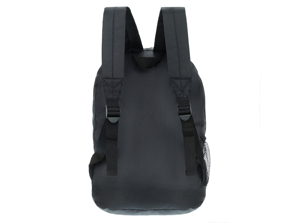 Рюкзак складной TORBER, черный, полиэстер, 49x33x12 см