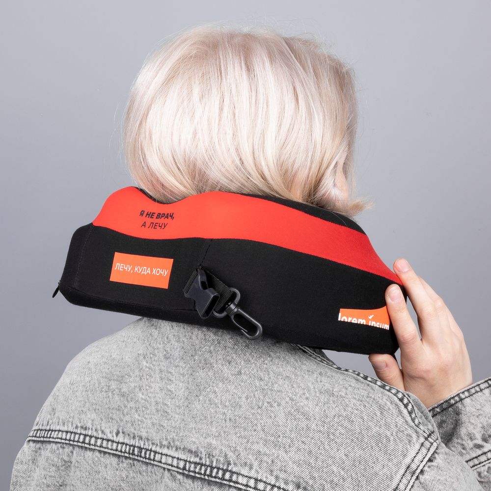 Дорожная подушка Piligrim, голубая