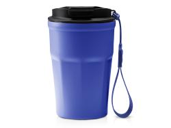 Термокружка KEURY из нержавеющей стали с двойными стенками и ручкой с керамической слоем, синий Термокружка KEURY из нержавеющей стали с двойными стенками и ручкой с керамической слоем, синий