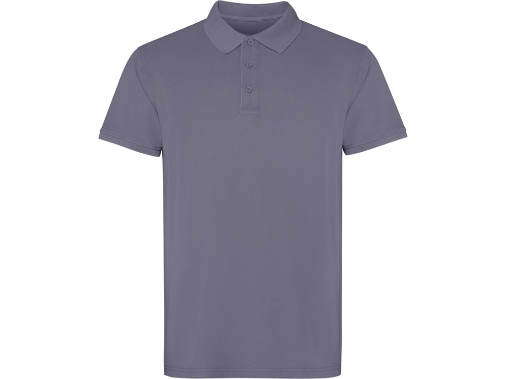 Рубашка поло Cobain унисекс, серо-голубой выстиранный