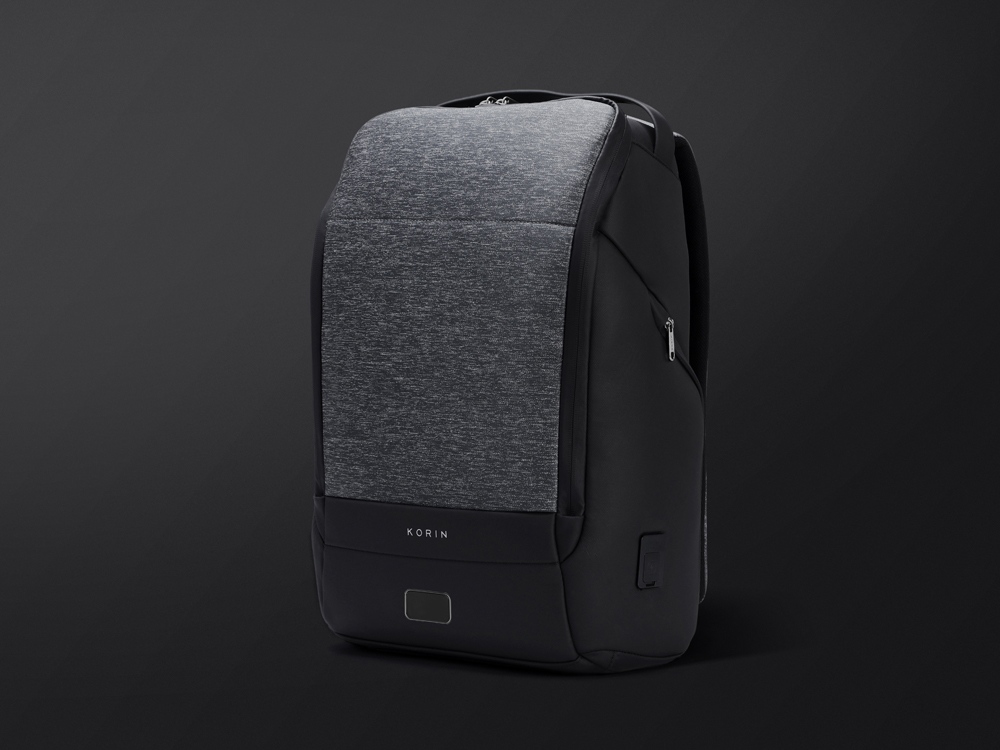 Антикражный рюкзак FlexPackPro для ноутбука 15.6, серый/черный Антикражный рюкзак FlexPackPro для ноутбука 15.6, серый/черный