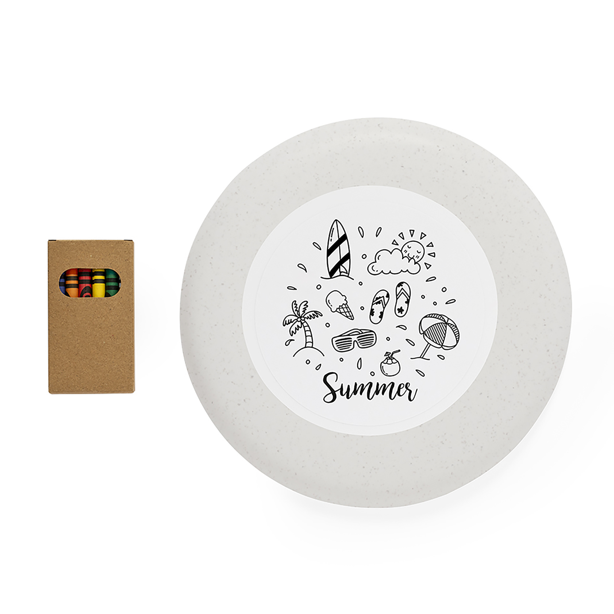 Фрисби-раскраска "Лето"