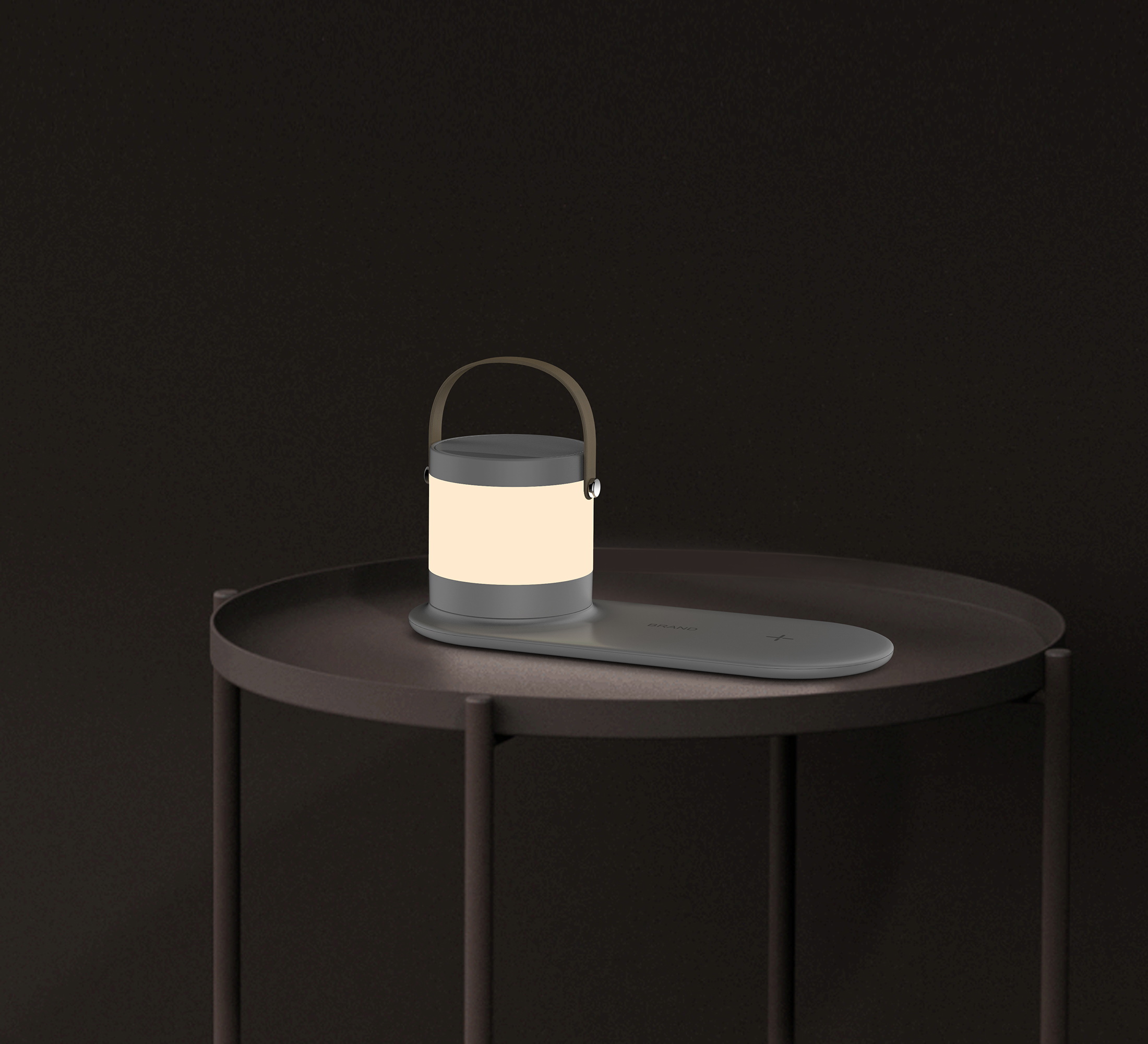 Настольная беспроводная (15W) зарядная станция "Smart Home" с bluetooth колонкой-лампой Настольная беспроводная (15W) зарядная станция "Smart Home" с bluetooth колонкой-лампой