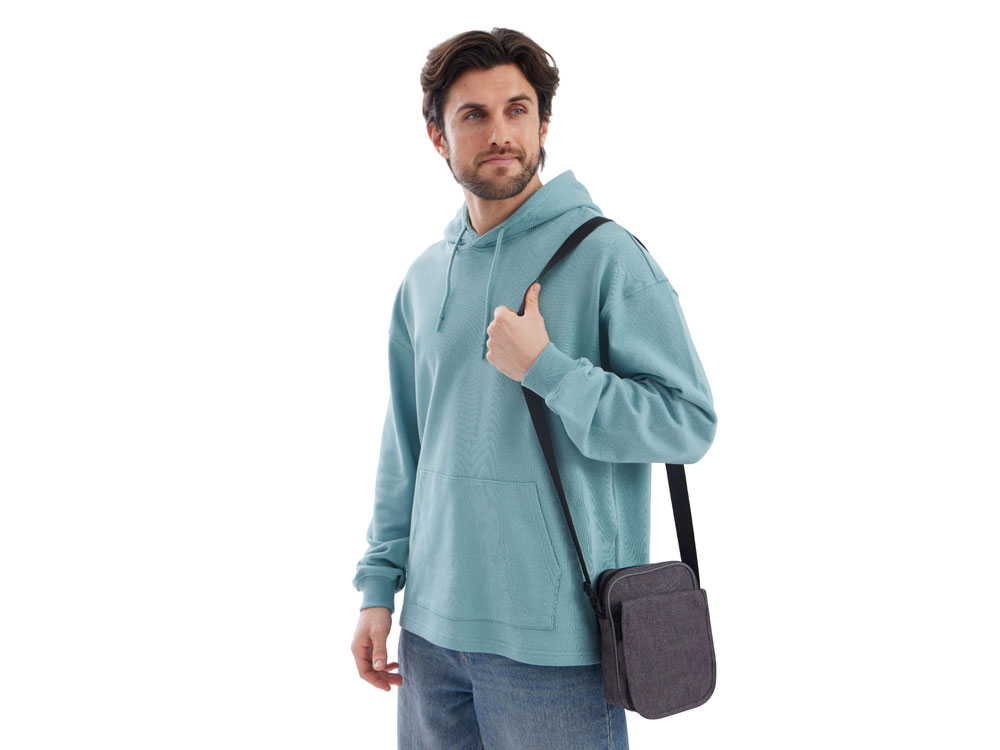 Сумка Camo со светоотражающим дизайном на плечо, серый