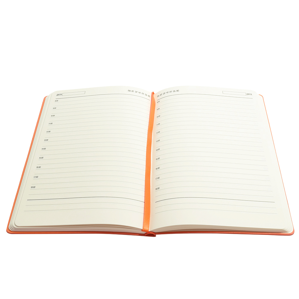 Ежедневник A5 недатированный Franco в мягком переплёте, оранжевый