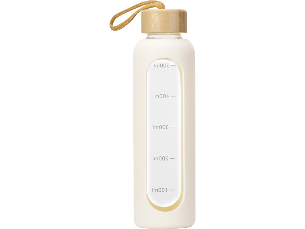 Бутылка из боросиликатного стекла Hangy, 550 мл, офвайт