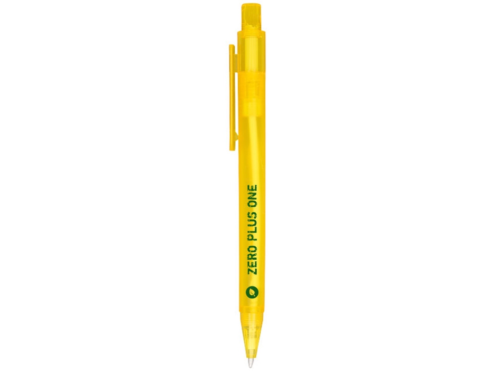 Перламутровая шариковая ручка Calypso, frosted yellow