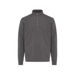 Свитшот на молнии Iqoniq Elgon из переработанного хлопка, 300 г/м²