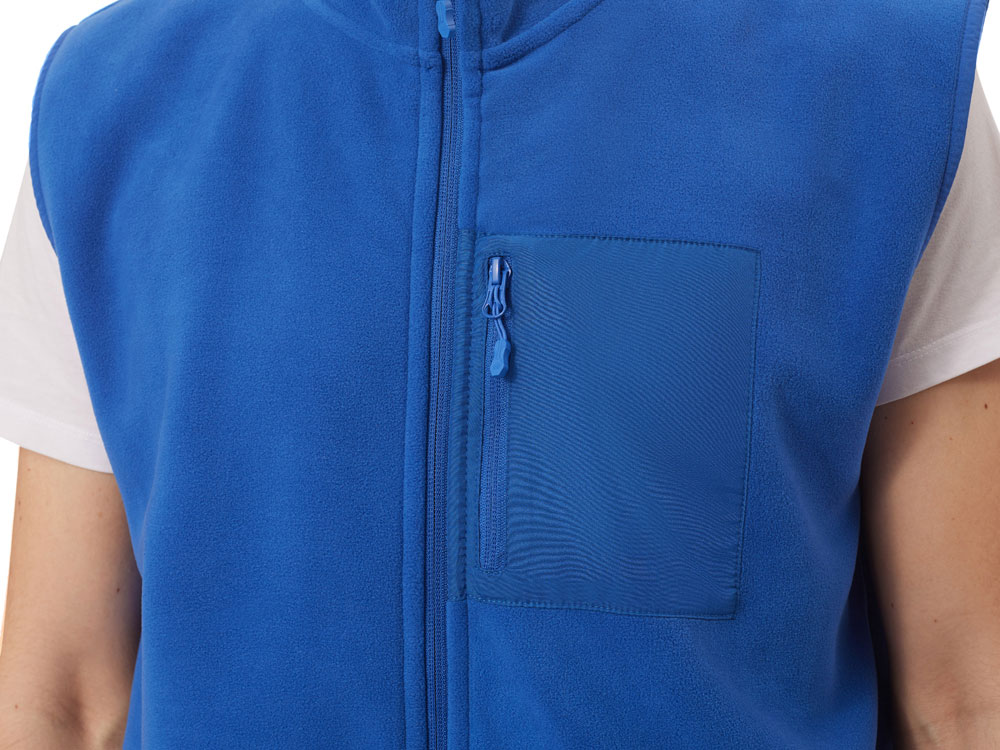 Жилет флисовый Trondheim унисекс, синий классический