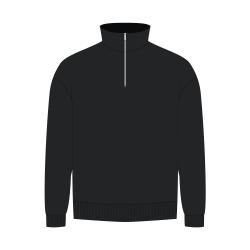 Толстовка на молнии унисекс FLOW, черная, размер 3XL/4XL Толстовка на молнии унисекс FLOW, черная, размер 3XL/4XL
