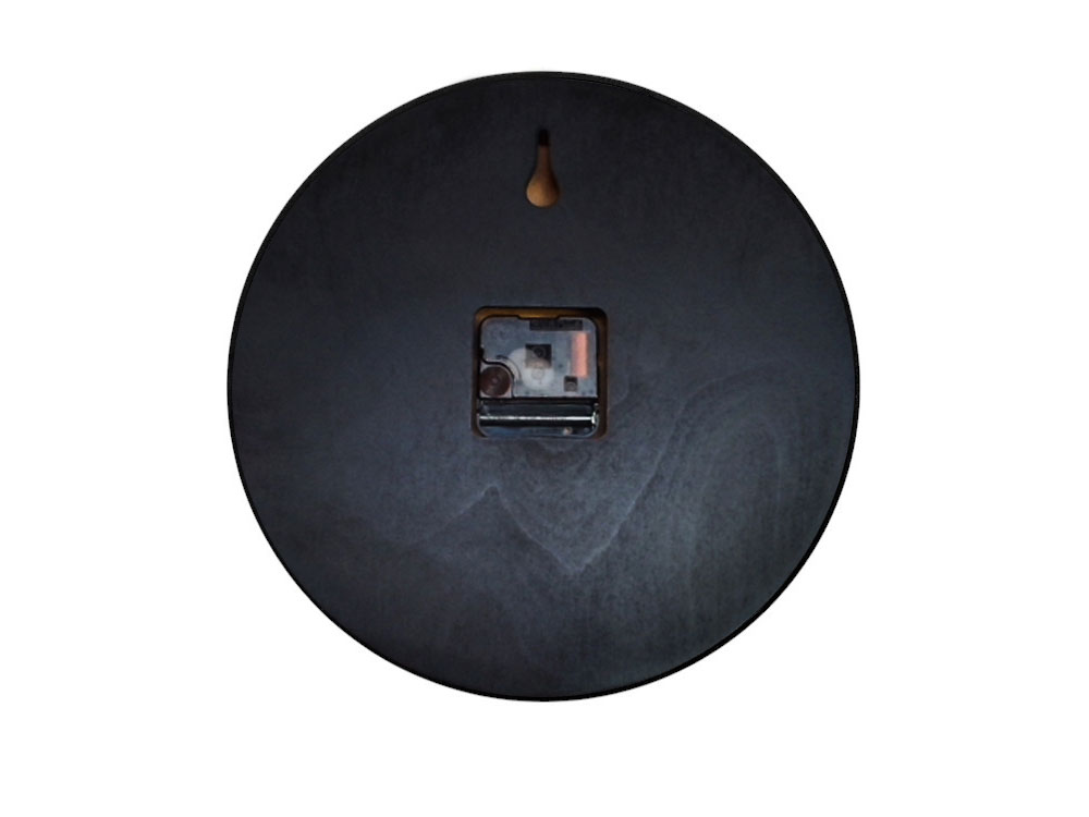 Часы настенные Lander S, белые с черным